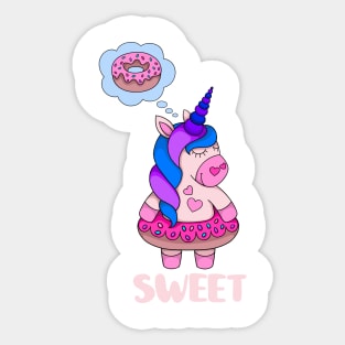 Sweet unicorn dreams Sticker